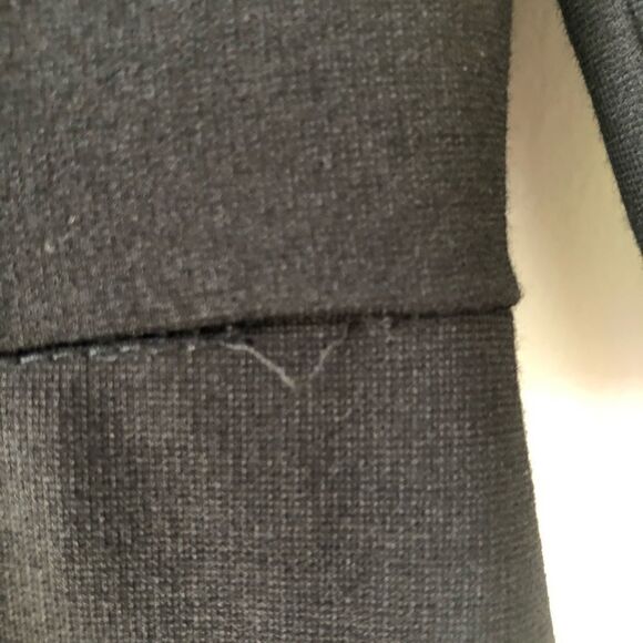 Amanda Uprichard Black Blue Colour Block Dress - Picture 8 of 8